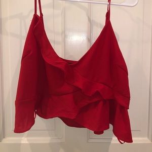 Lulu’s - Red Crop Top